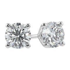 1 ct Diamante Natural I1 Claridad Forma Redonda Solitario 4 Puntas Estilo Martini