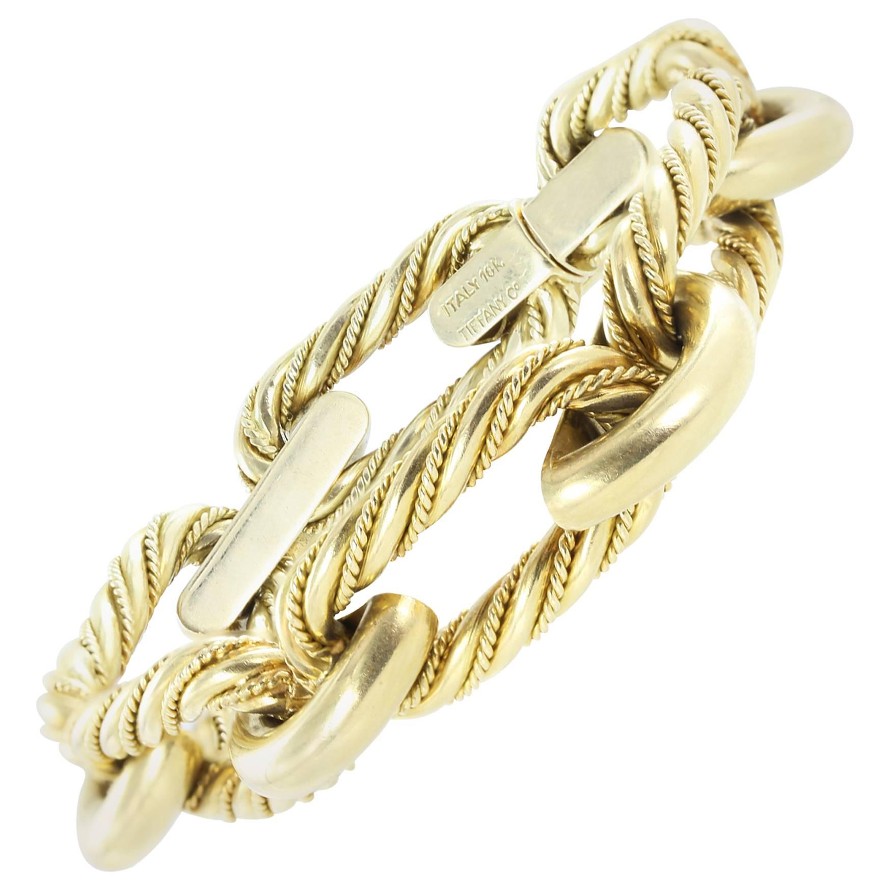 Tiffany & Co. Gold Link Bracelet