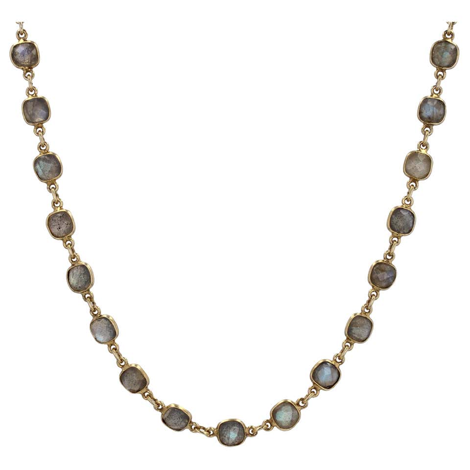 Marcello Fontana Etruscan Style Vermeil Silver Yellow Gold Necklace at ...