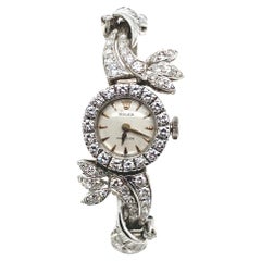 Vintage Rolex for Kutchinsky Diamond Set 18 Karat White Gold Cocktail Watch