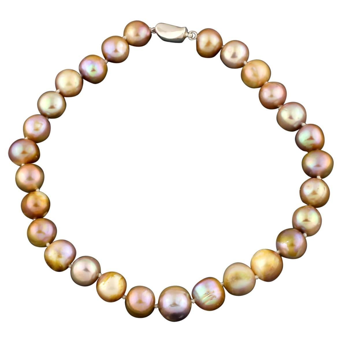 Fireball Pearl Necklace