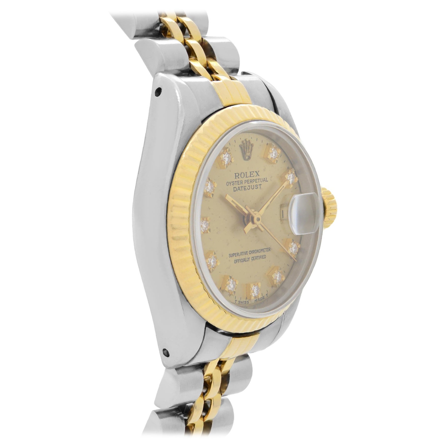 Pre Owned. No Original Box and Papers are Included. Comes with a Chronostore Presentation Box and Authenticity Card. Covered by 1-year Chronostore Warranty.


Details:
Brand Rolex
Department Women
Model Number 69173
Country/Region of Manufacture