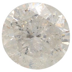 Diamant de forme ronde de 1,51 carat, pureté I1