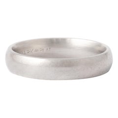 Platinum Band Ring