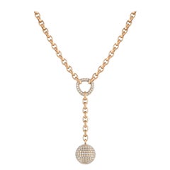 LB Exclusive Collier en or rose 18 carats avec diamants 5,40 carats