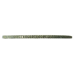 Odelia 18 Karat White Gold and Diamond Bangle Bracelet #15583