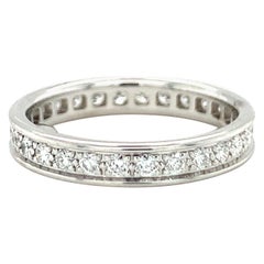 18K White Gold Diamond Eternity Band by Cartier