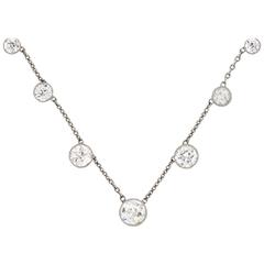 Edwardian diamond necklace, circa 1905. 11