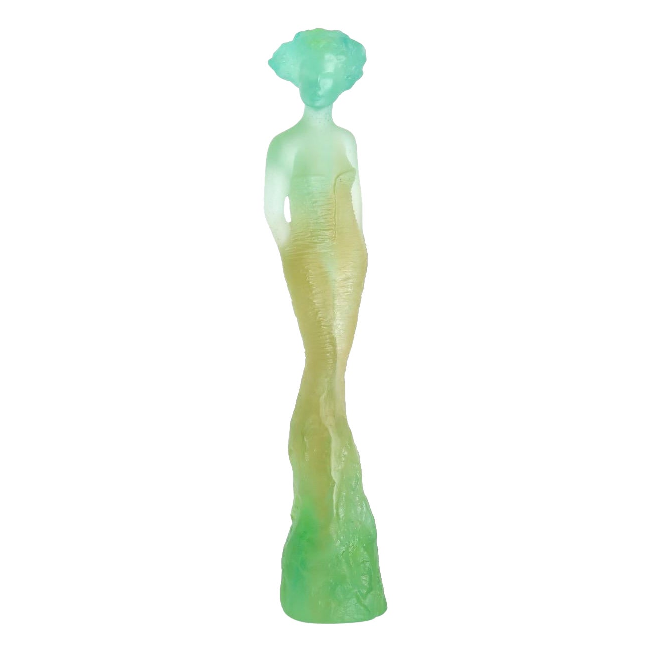 Daum "Eleonore" Pate de Verre Crystal Sculpture Limited Edition 122 of 425 For Sale