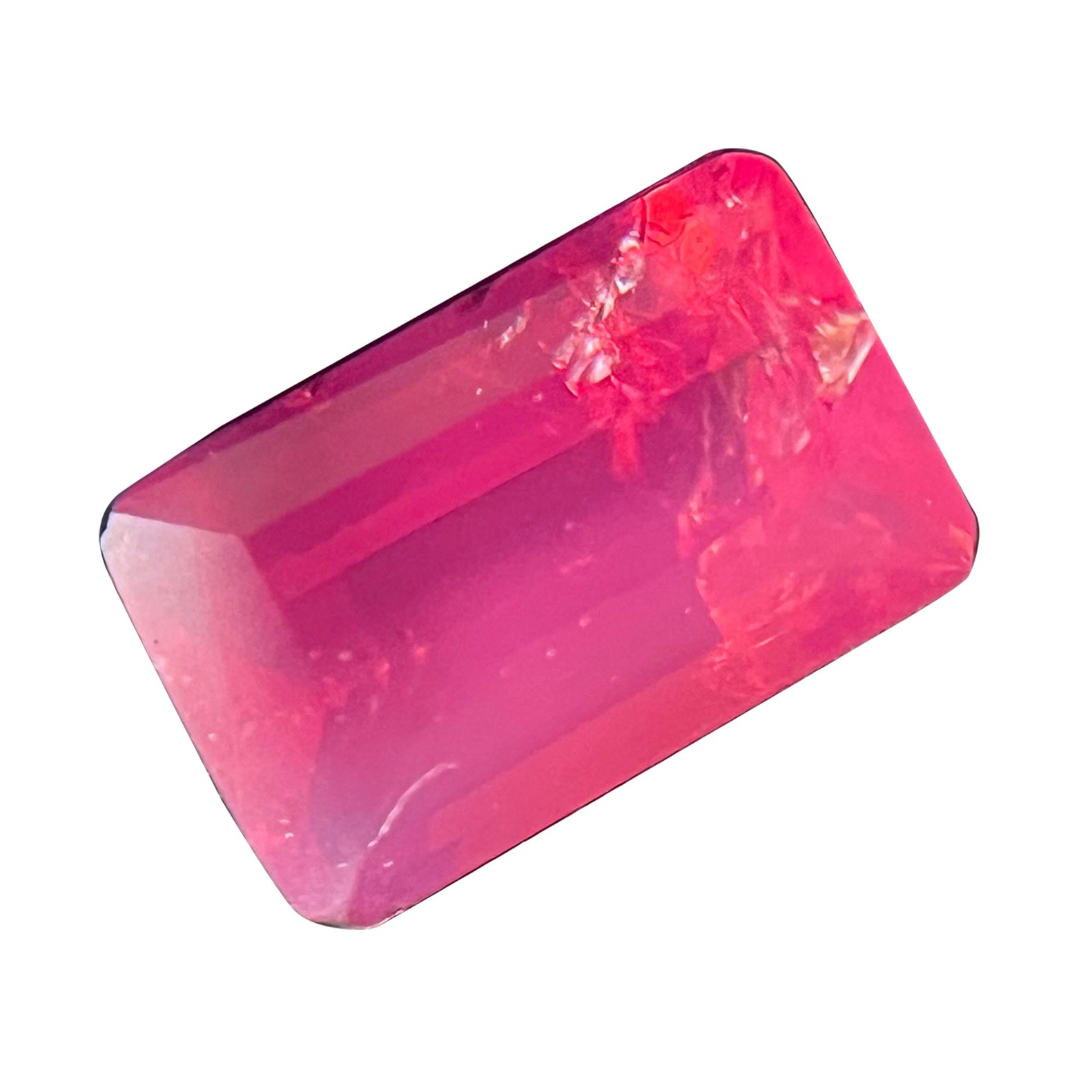 Certified 1.02 Carat Natural Tanzania Orange Pink Mahenge Spinel For Sale