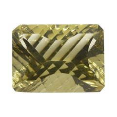 20.28ct Emerald Cut Citrine Fantasy/Fancy Cut