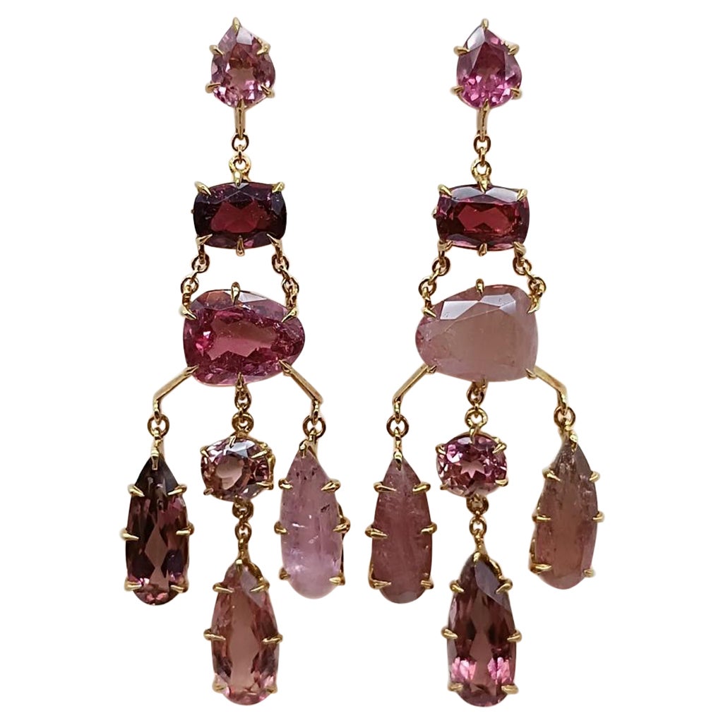 H.Stern Noble Gold earrings with Tourmaline For Sale
