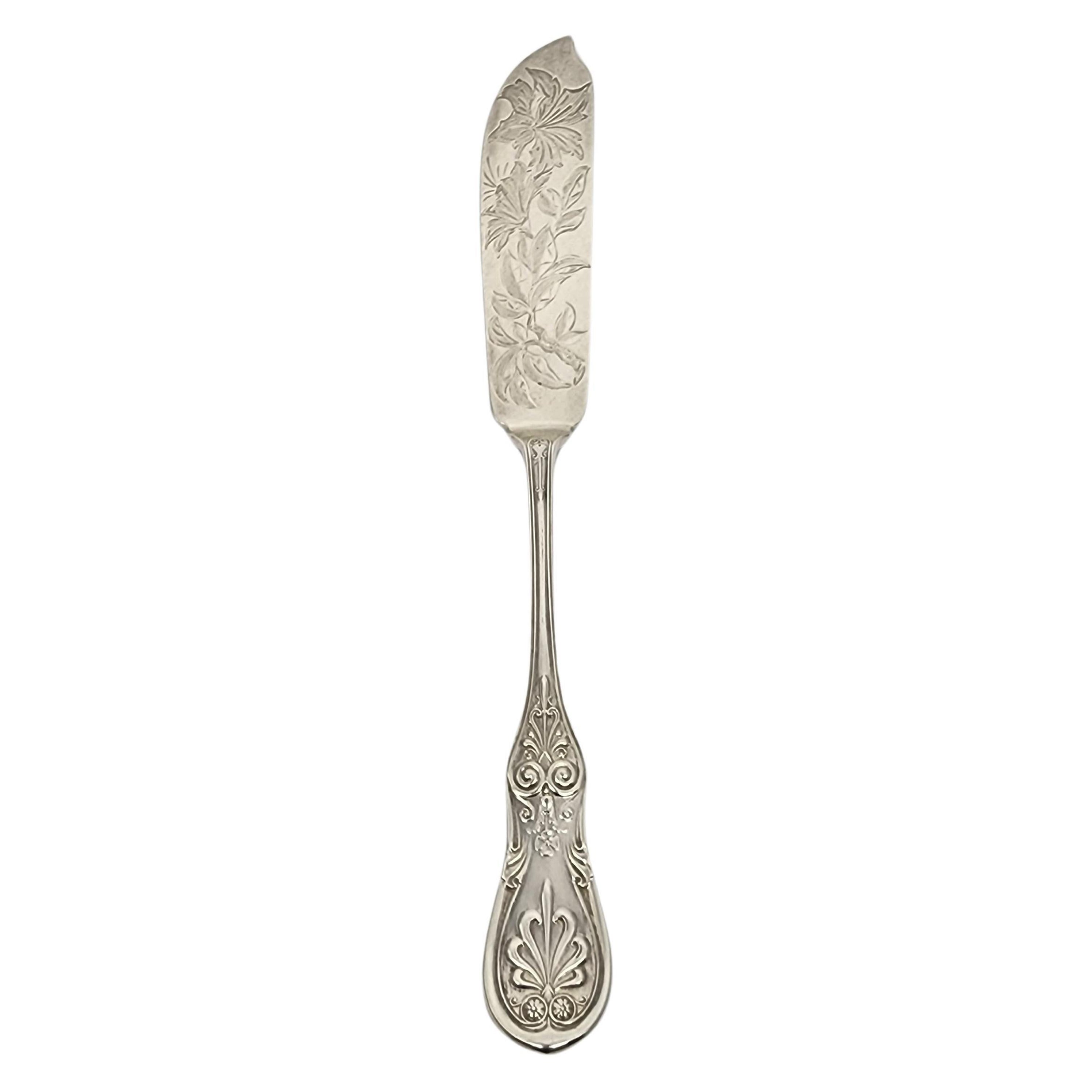 Couteau à beurre Saratoga/Cook/Kings de Tiffany & Co en argent sterling mono #15596