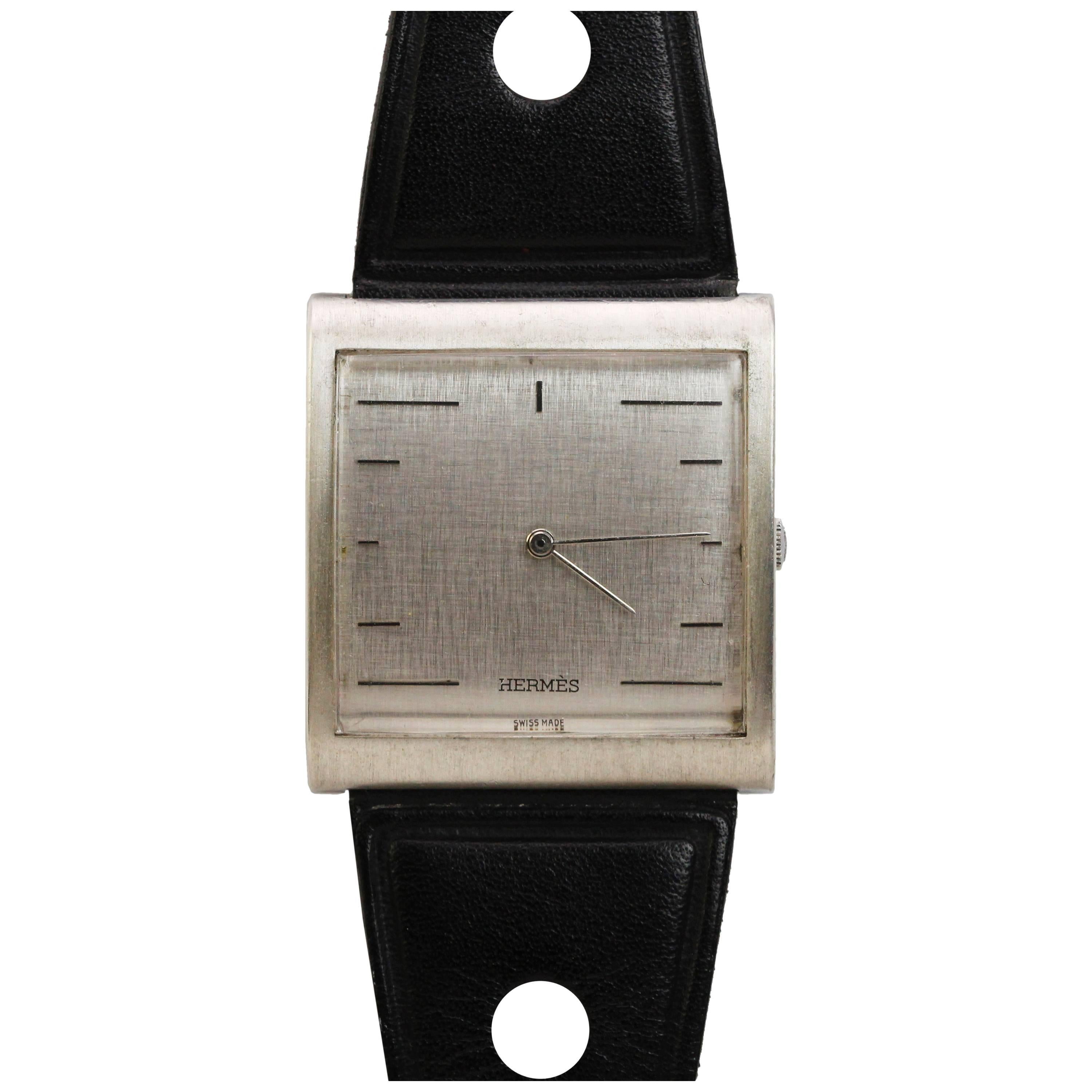 Corum for Hermes Sterling Silver Buckingham Ref 54121