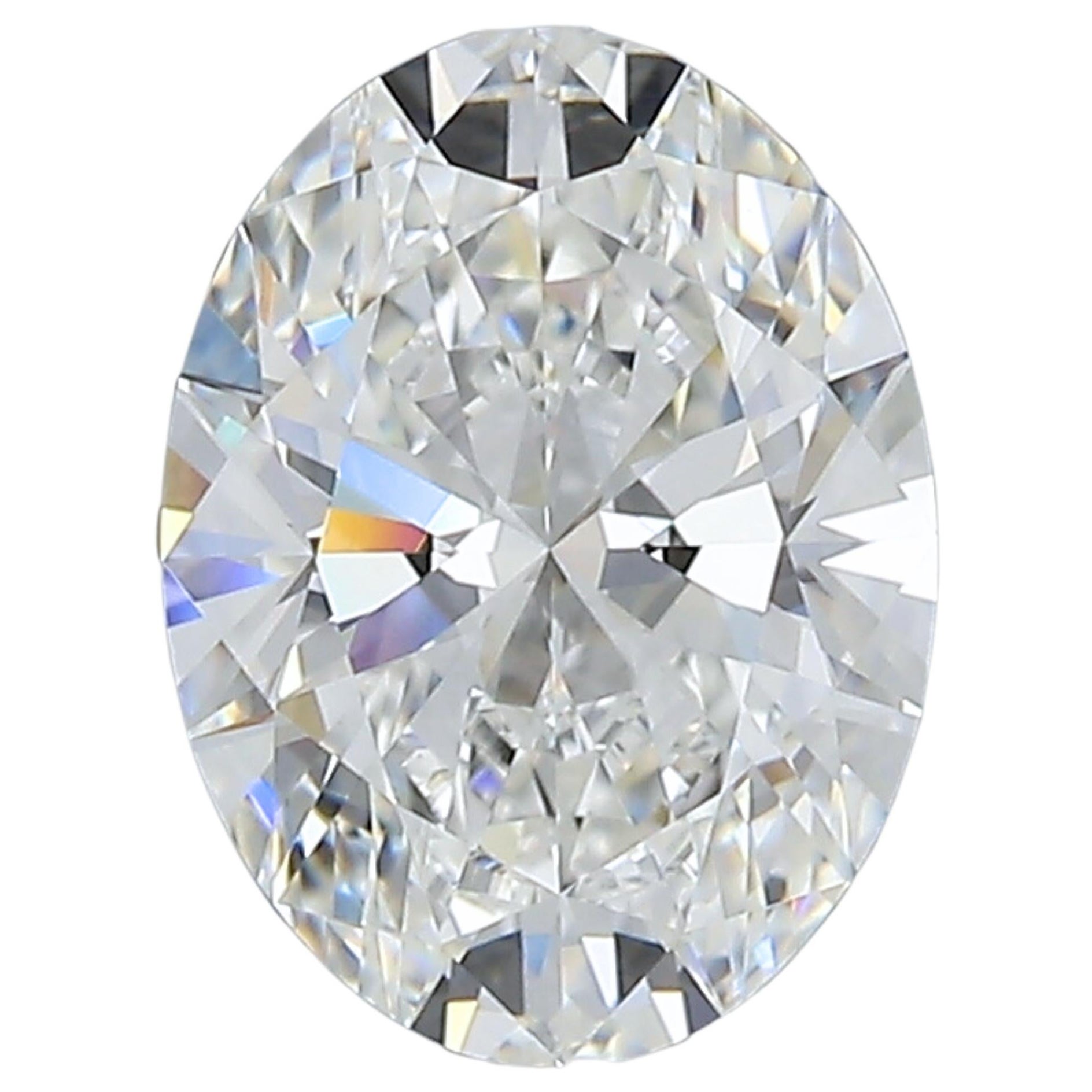 Sparkling 1.73 carat Oval Cut Brilliant Diamond