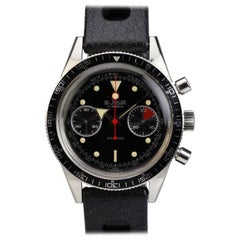 Lejour Stainless Steel "Fat Arrow" Chronograph Manual Wristwatch, circa 1960s