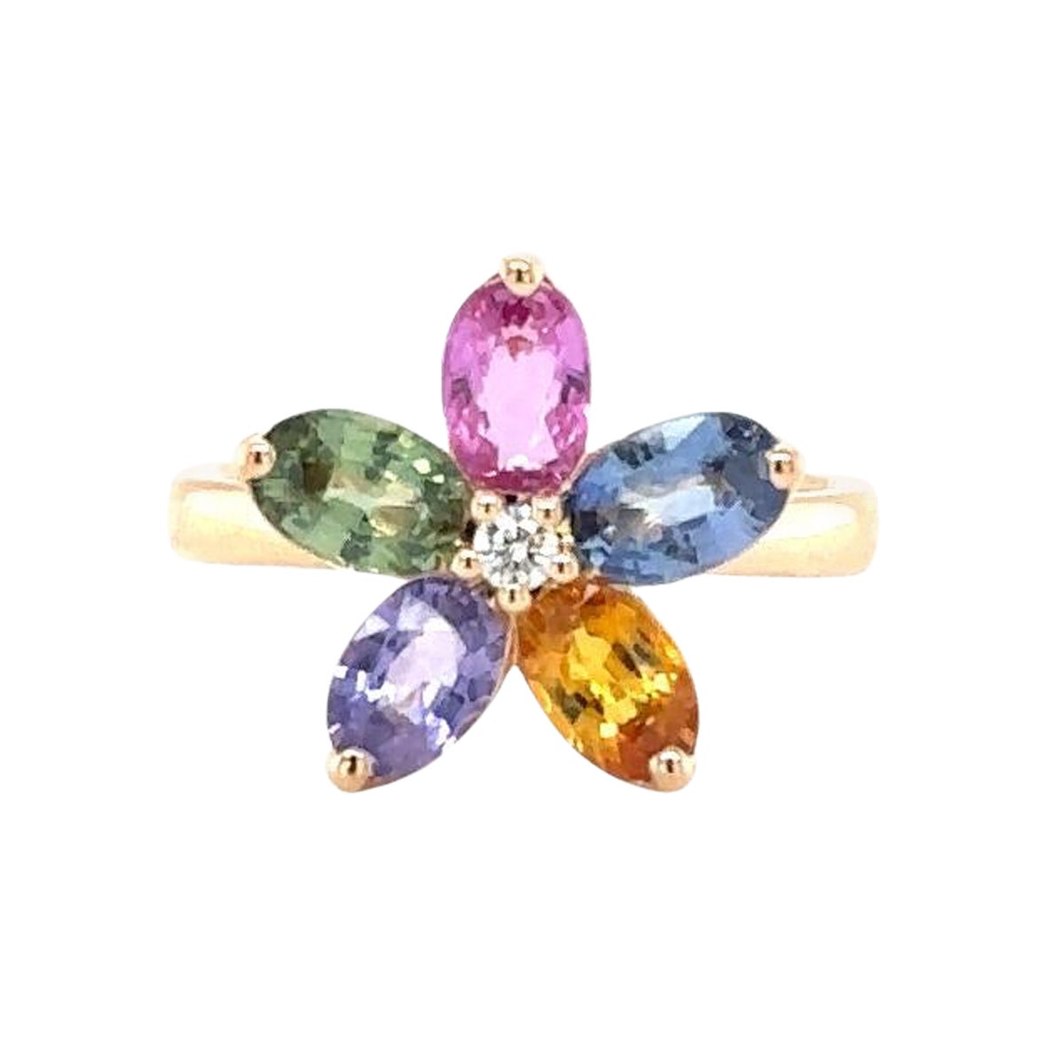 Rainbow Flower RIng For Sale