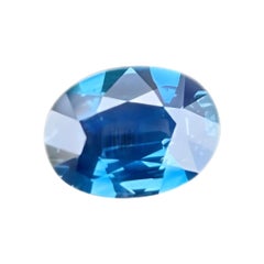 Soft Blue Sapphire 1.45 Carats Fancy Oval Cut Natural Sri Lankan Loose Gemstone
