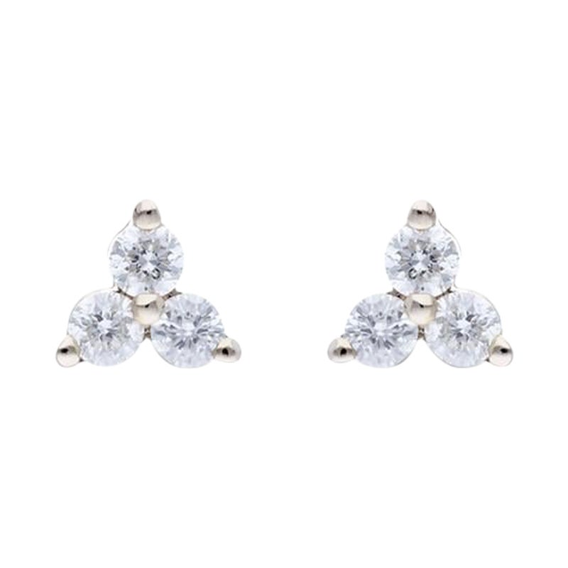 Gazebo Fancy Collection Earring: 0.16 Carat Diamonds in 14K Rose Gold