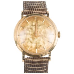 Used Tiffany & Co. Movado Yellow Gold Men's Wristwatch, circa 1951