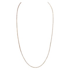 Tiffany &co 18K Rose gold chain 20''