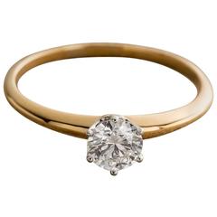 Vintage Signed Tiffany & Company Engagement Ring
