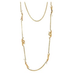Cartier Vintage Panthere Collana in oro giallo 18 carati CA03-101123