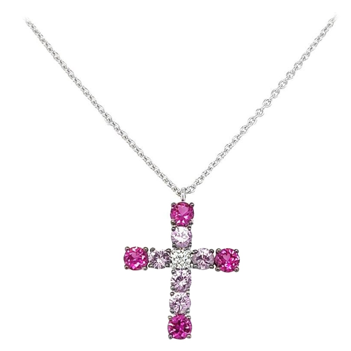 Cross pendant necklace For Sale