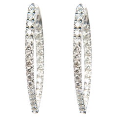 Melissa Kaye Boucles d'oreilles Cristina en diamants taille moyenne