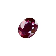 Natural Mozambique Red Loose Ruby 0.85 carats Oval Shaped Ring Size Gemstone