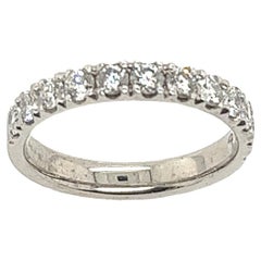 18ct White Gold Diamond Set Wedding Band With 0.50ct G/VS1 Natural Diamonds