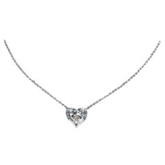 J. Birnbach Pendentif en forme de cœur en diamant de 2,82 carats 