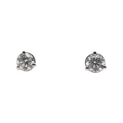 Used 3/8 Carat DTW Diamond Stud Earrings