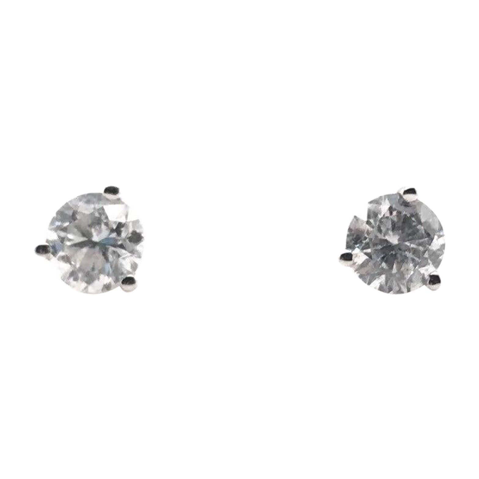 Boucles d'oreilles en diamant 3/4 carats DTW