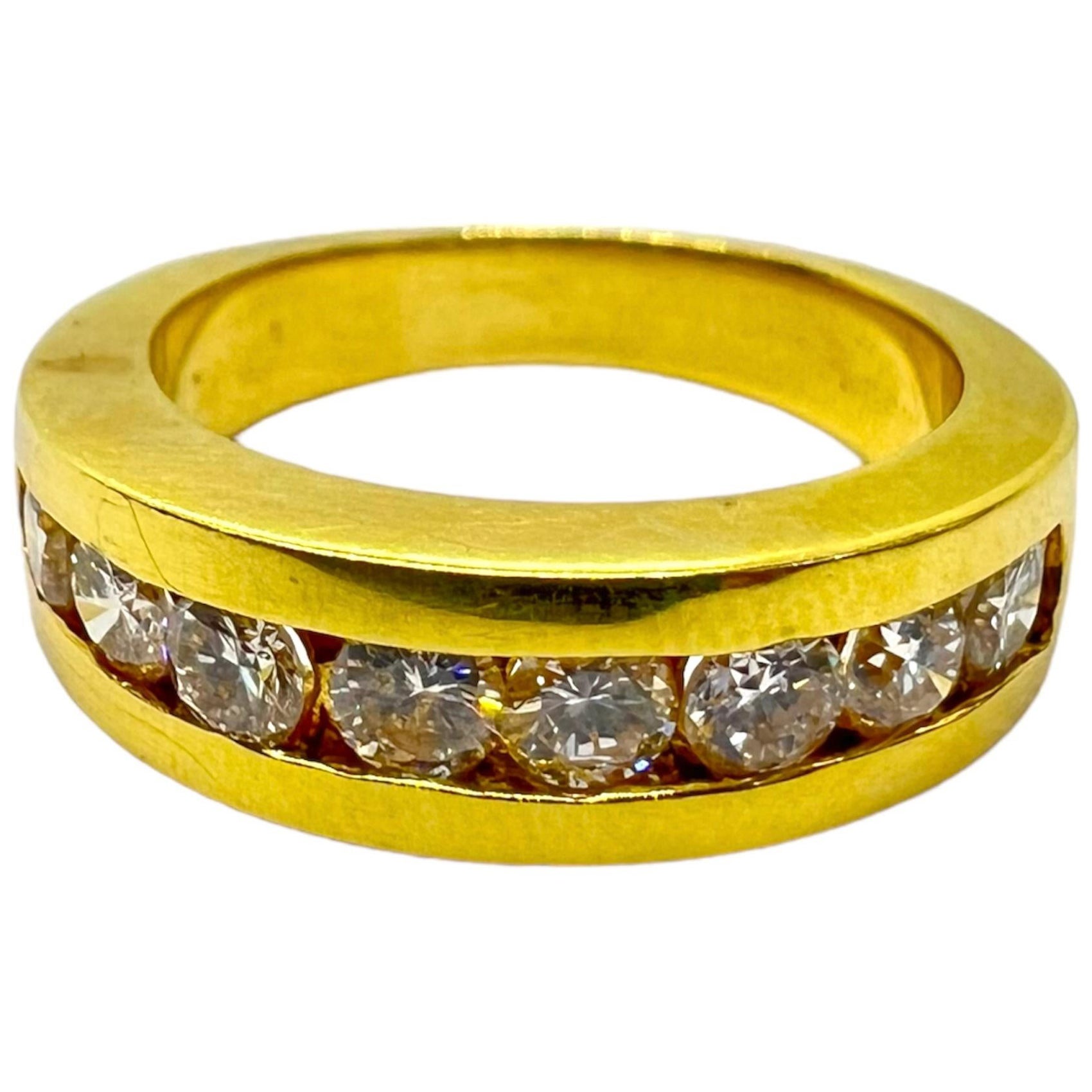 Sophia D. Bague en or jaune 18 carats et diamants