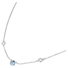 Tiffany & Co. Colours by the Yard Aquamarine and Diamond Necklace