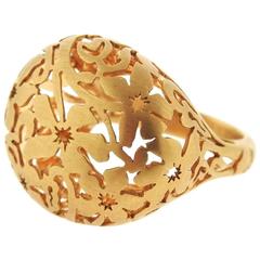 Pomellato Rose Gold Arabesque Dome Ring