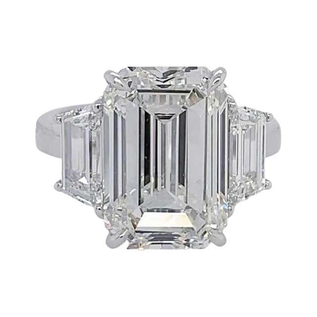 Large 30.47 Carat GIA Certified Emerald Cut Diamond Ring at 1stDibs ...