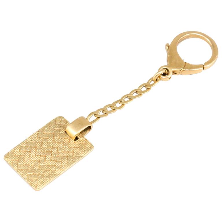 DUNHILL Yellow Gold Keychain at 1stDibs | 18k gold keychain, gold key ...