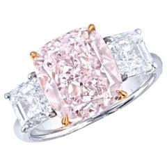 Emilio Jewelry Bague en diamant rose naturel certifié GIA de 7,50 carats