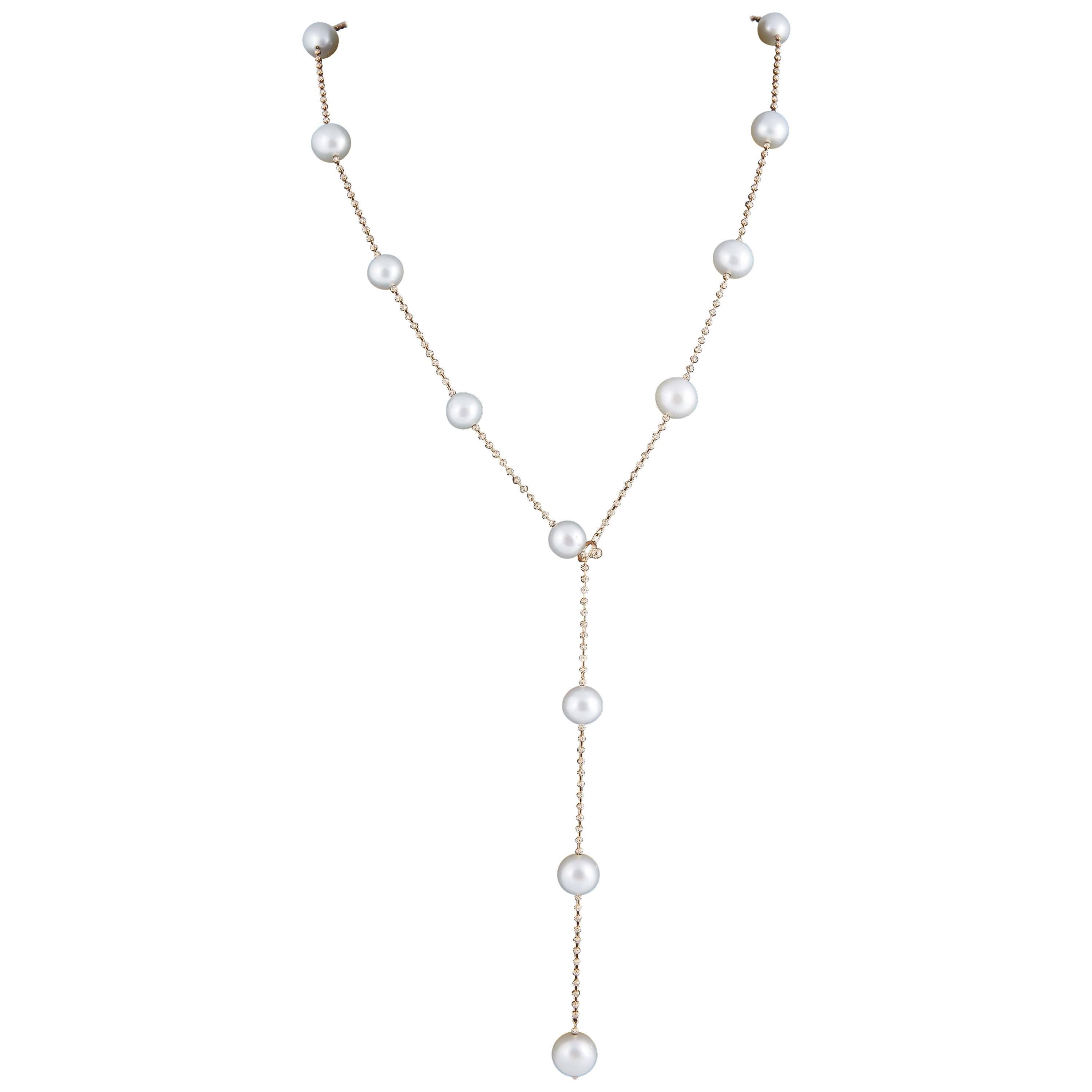 Fancy Cultured Pearl Lariat Necklace