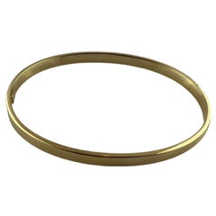 Tiffany & Co. 18K Yellow Gold Oval Bangle Bracelet #15735