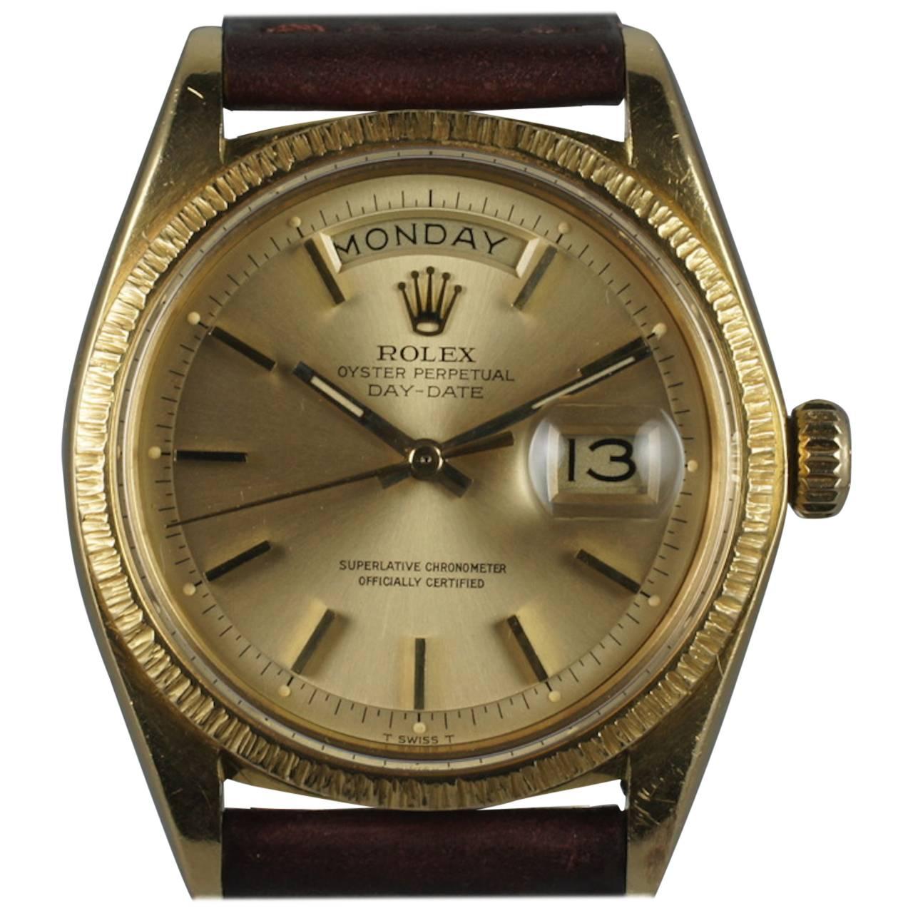 Rolex Day-Date Ref. 1807 Gold Wristwatch