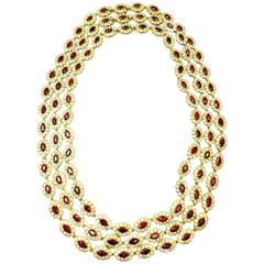 Necklace Three Rows Convertible into a Long Necklace 6