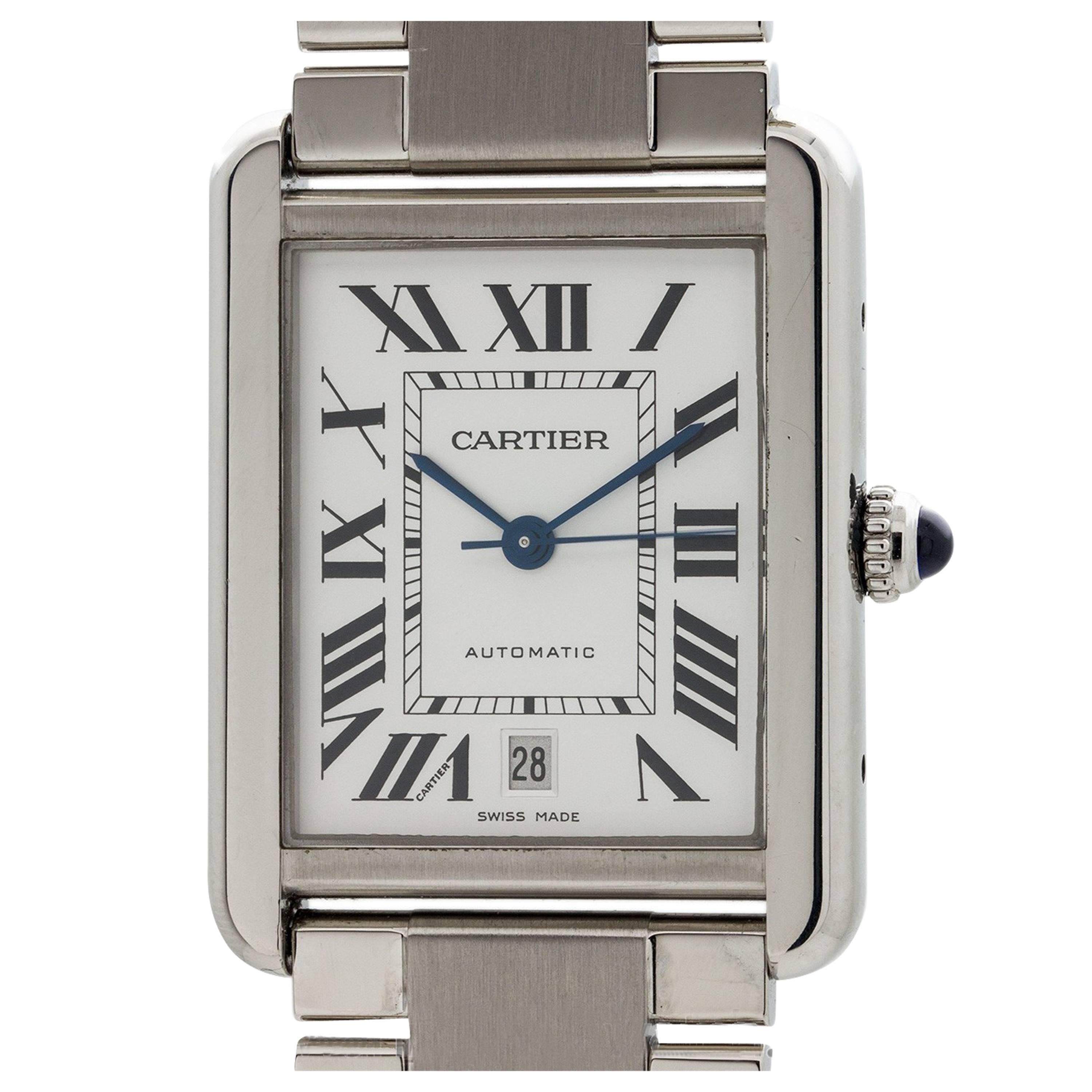 Cartier Tank Solo XL Stainless Steel circa 2010+