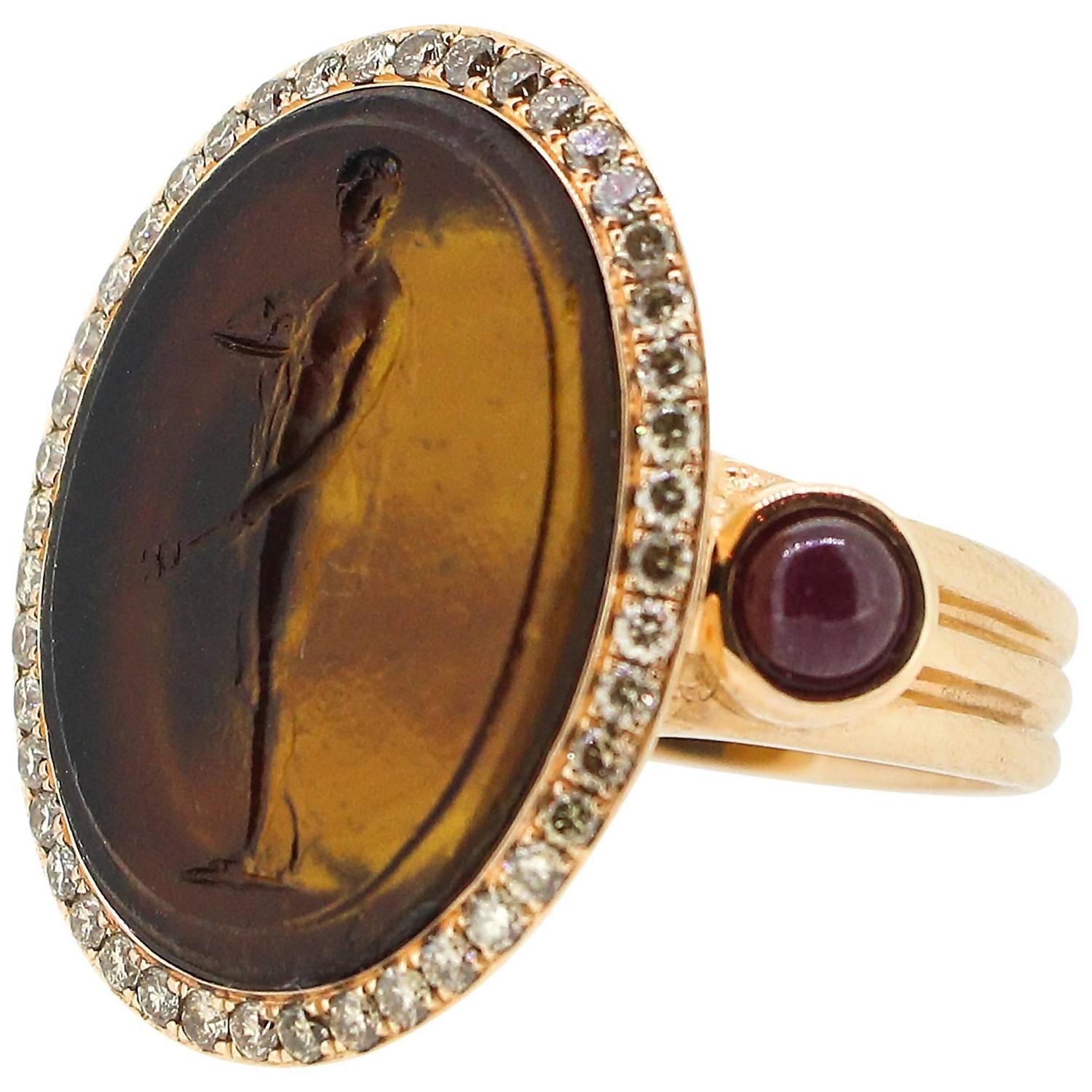 roman intaglio ring roman intaglio ring