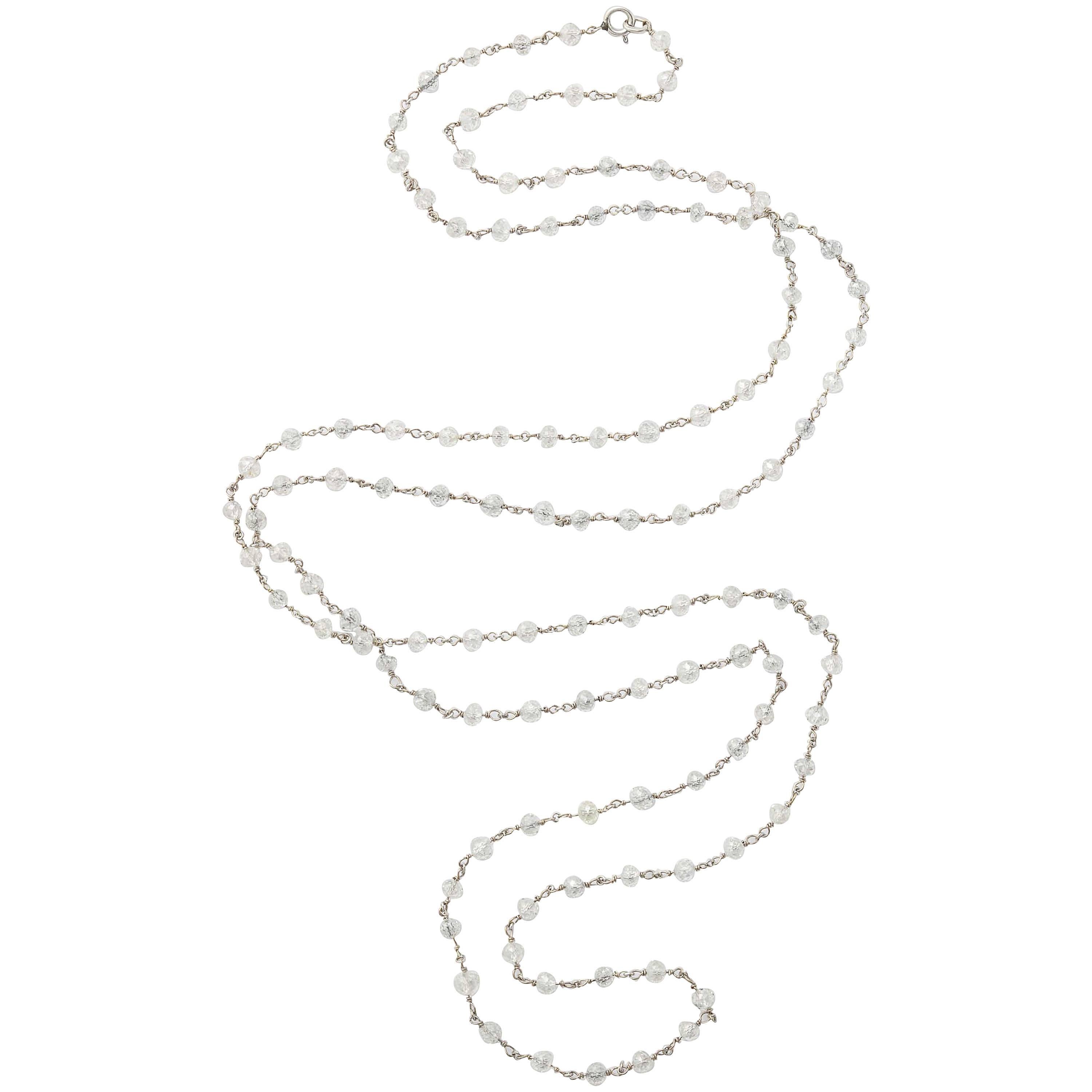 Gold and Diamond Bead Chain