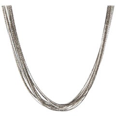 Sylva & Cie White Gold Chain Necklace