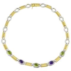 Colourful Italian Gemstone Necklace