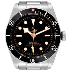 Tudor Heritage Black Bay Stainless Steel Mens Watch 79230 Box Card